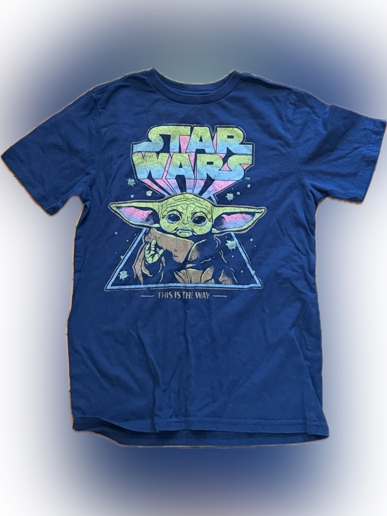 Star Wars Other - Star Wars Navy Blue Kids Tee with Baby Yoda Graphic